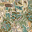 Lee Jofa Modern Chrystie Print Moss/Fog Fabric Sample GWF-3804.311.0