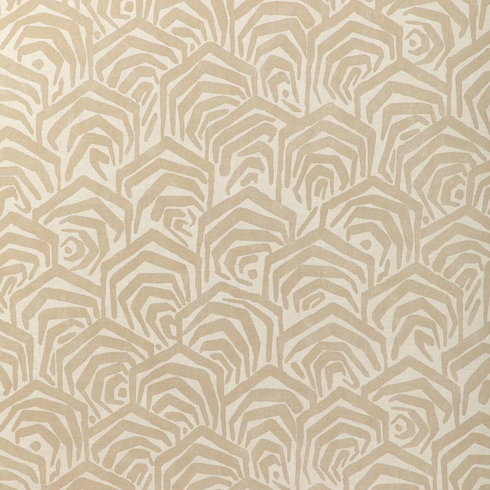 Lee Jofa Modern Greene Print Buff Fabric Sample GWF-3807.16.0