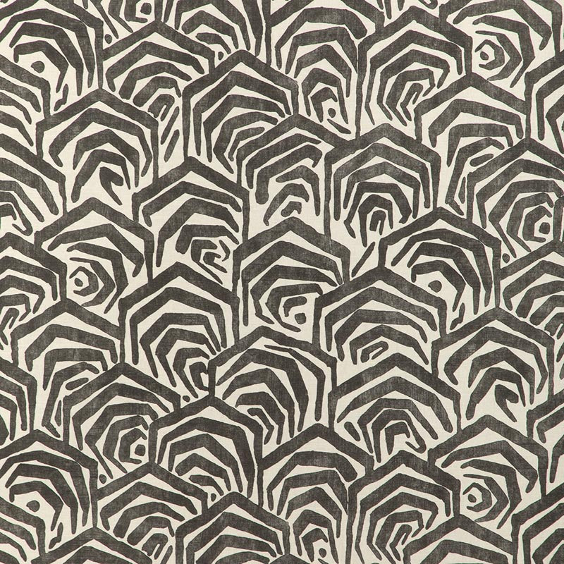 Lee Jofa Modern Greene Print Noir Fabric GWF-3807.8.0