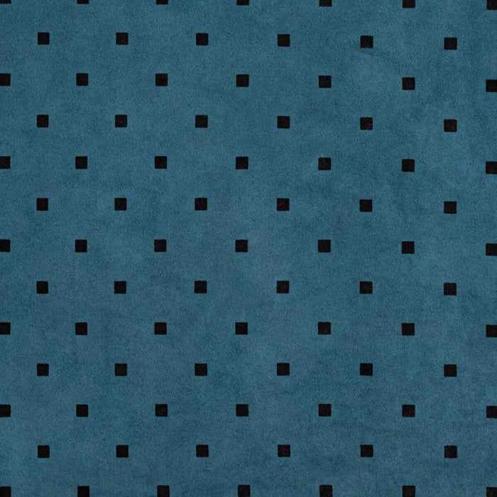 Lee Jofa Modern Epoq Check Suede Marine Fabric Sample GWL-3703.5.0