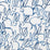 Lee Jofa Modern Hutch Navy Wallpaper Sample GWP-3413.50.0