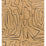 Lee Jofa Modern Graffito Sand/Black Wallpaper Sample GWP-3501.68.0