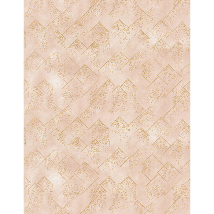 Lee Jofa Modern Brink Paper Blush/Gold Wallpaper Sample GWP-3703.174.0