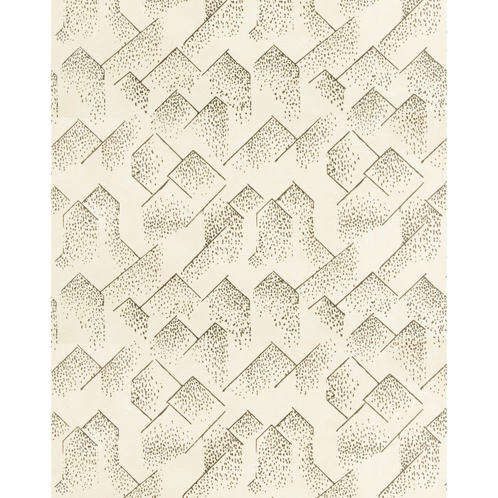 Lee Jofa Modern Brink Paper Cream/Onyx Wallpaper Sample GWP-3703.18.0