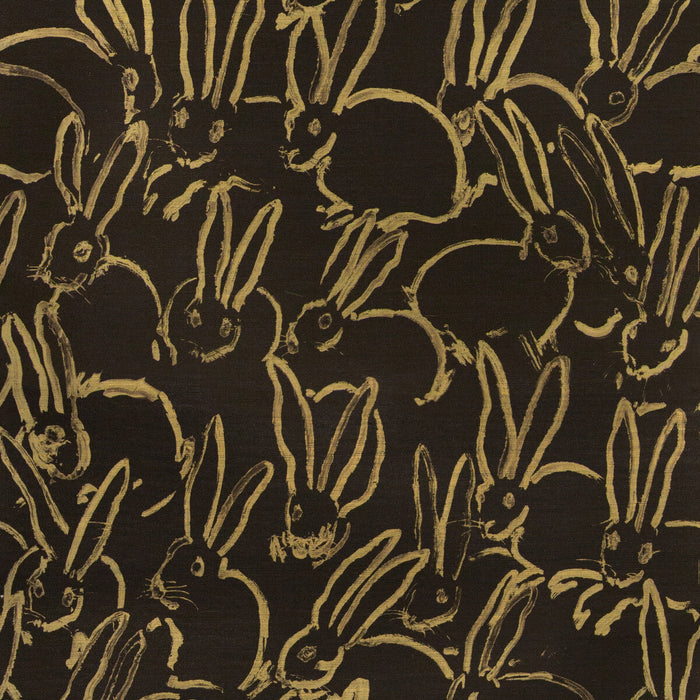 Lee Jofa Modern Hula Black Wallpaper Sample GWP-3713.84.0