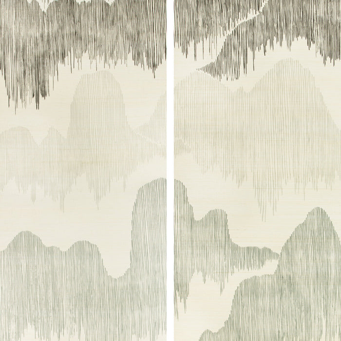 Lee Jofa Modern Cascadia Paper Pearl Wallpaper Sample GWP-3715.168.0