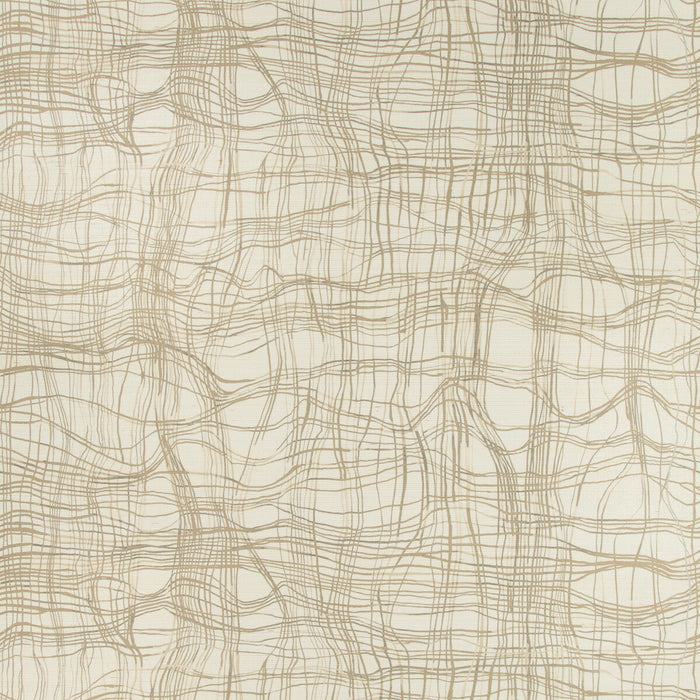 Lee Jofa Modern Entangle Paper Almond Wallpaper Sample GWP-3716.161.0