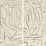 Lee Jofa Modern Graffito II Ivory/Ebony Wallpaper Sample GWP-3720.18.0