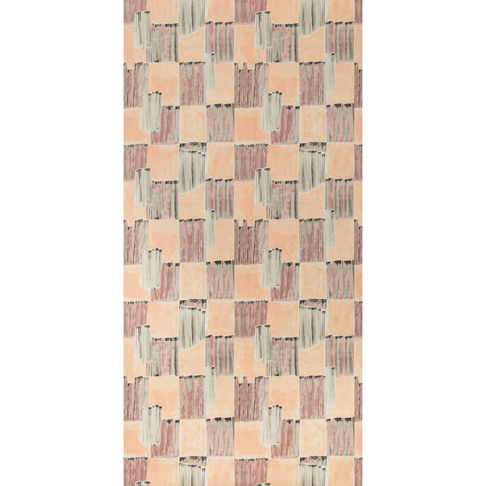 Lee Jofa Modern Lyre Paper Blushing Wallpaper Sample GWP-3722.117.0