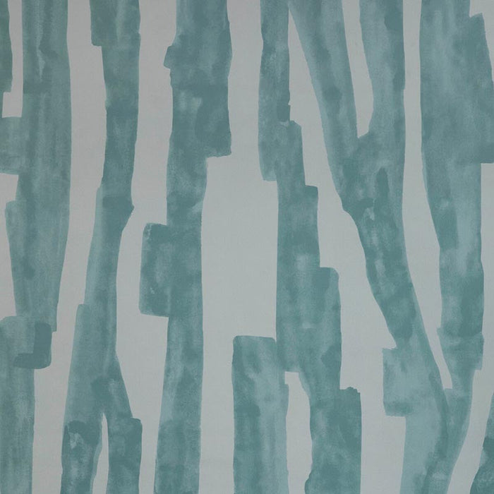 Lee Jofa Modern Intargia Paper Aquamarine Wallpaper Sample GWP-3733.13.0