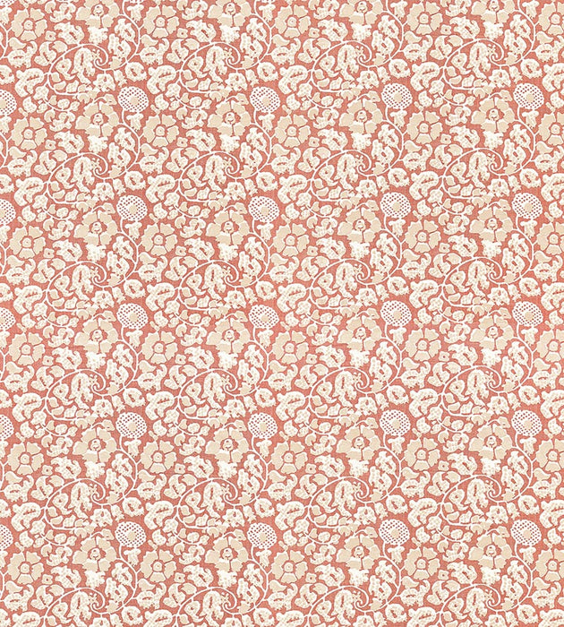 Grey Watkins Maiden Floral Terracotta Fabric GW 000116629