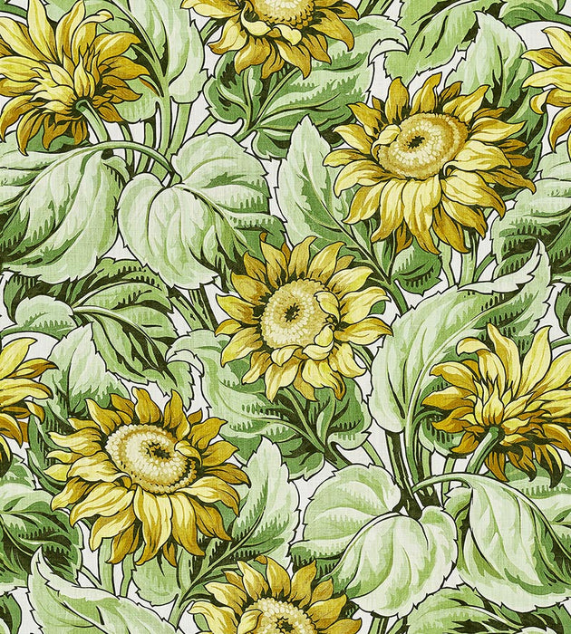 Grey Watkins Sunflower Print Harvest Fabric GW 000116631