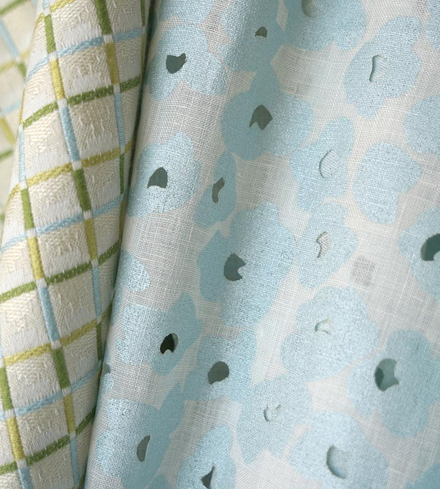 Grey Watkins Oleana Blue Wisp Fabric GW 000216619