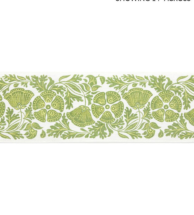 Grey Watkins Gretel Printed Tape Leaves Of Grass Fabric GW 0002T3330