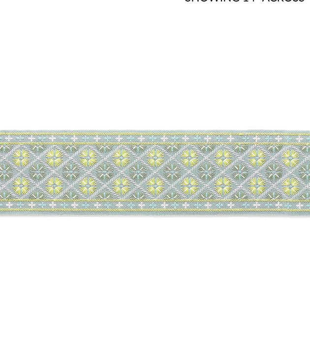 Grey Watkins Hansel Embroidered Tape Summer Breeze Fabric GW 0003T3329