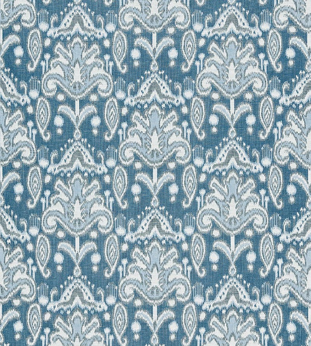 Grey Watkins Kandira Ikat Marine Fabric GW 000427210