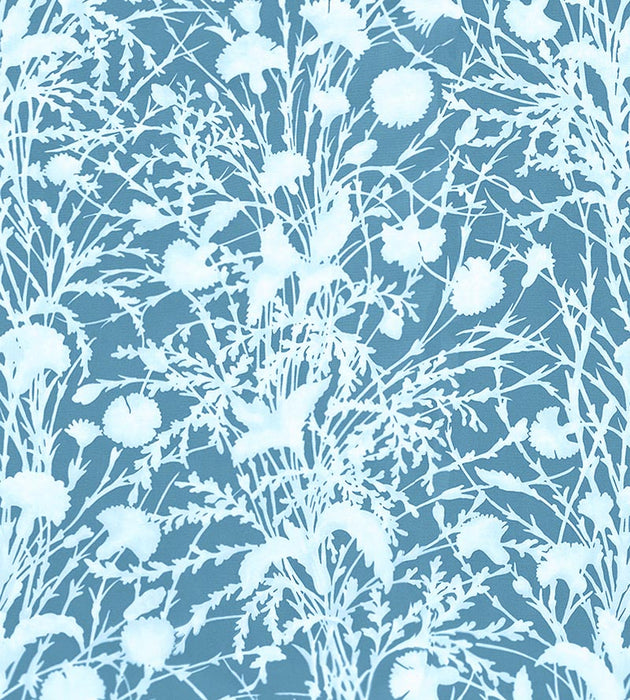 Grey Watkins Wildflower Blueprint Fabric GW 000516623