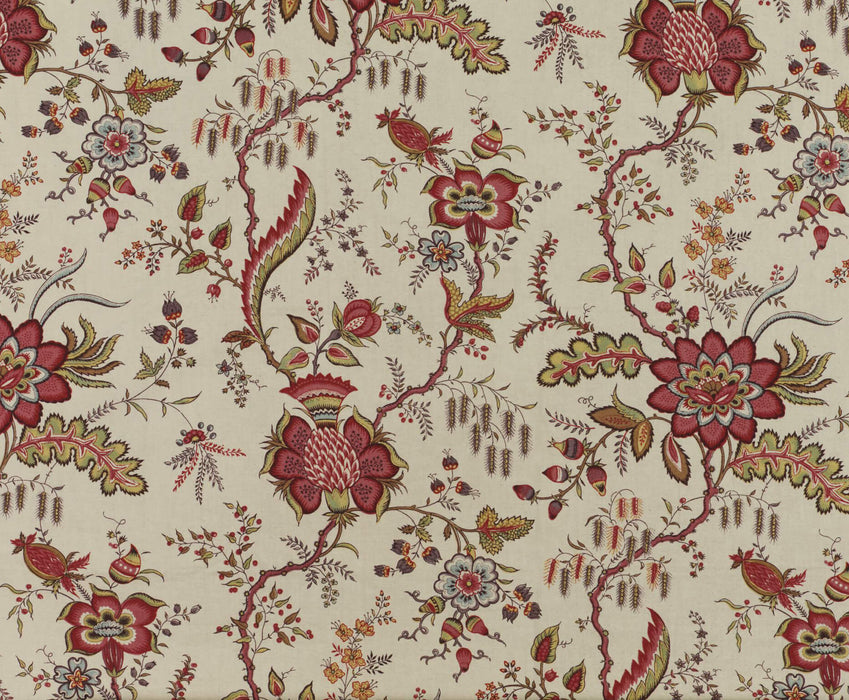 Braquenie Coromandel Fond creme Fabric Sample B1769001