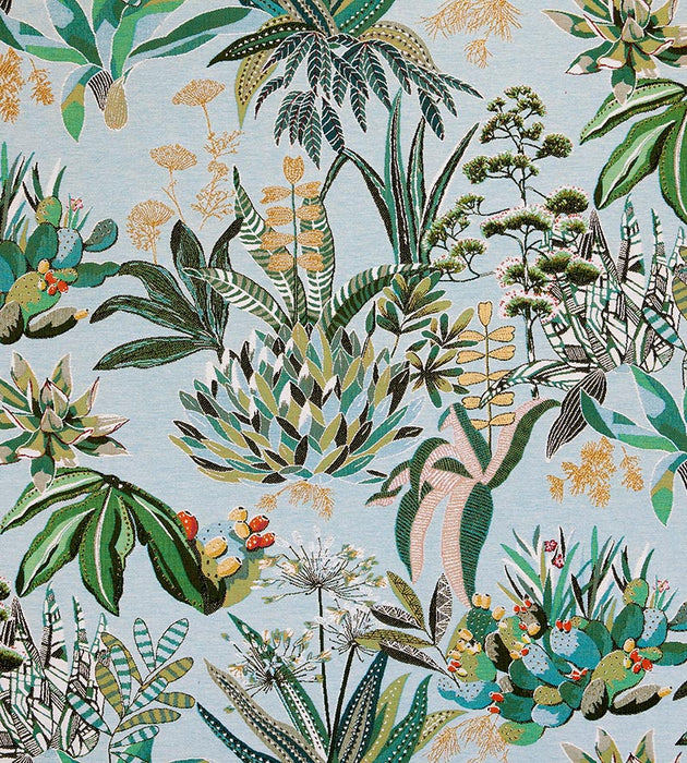 Lelievre Maquis Tapestry Agave Fabric Sample H0 00010579