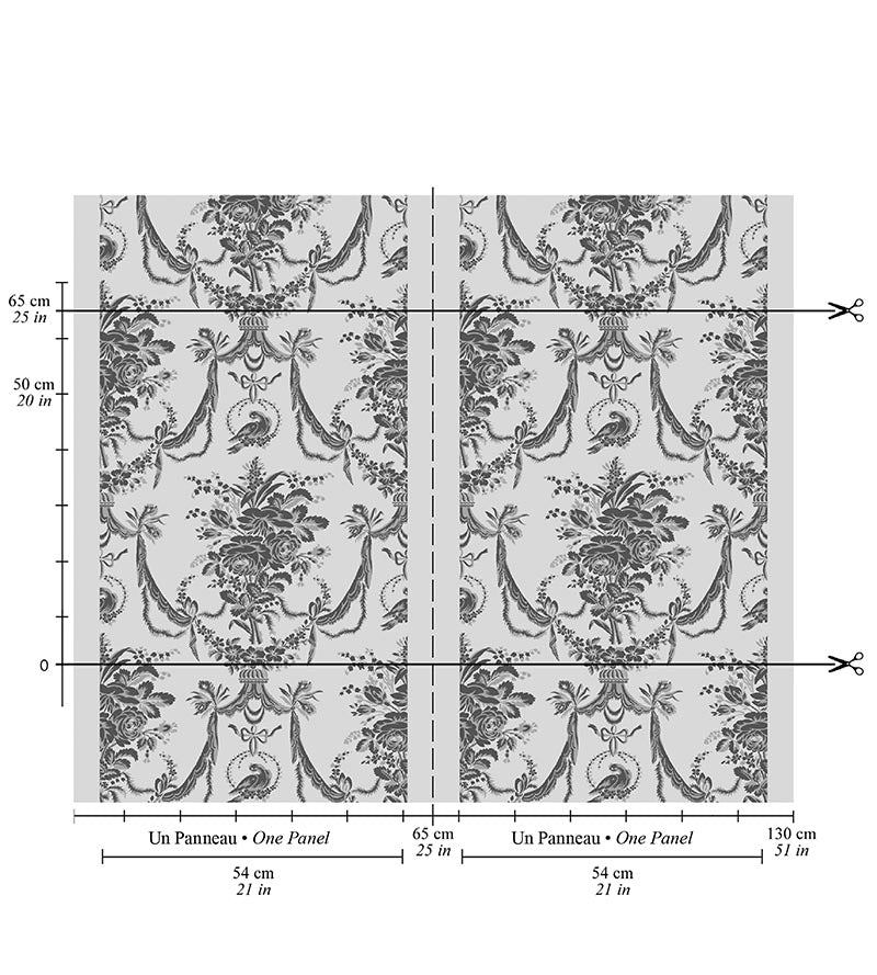 Tassinari & Chatel Mesanges Bleu Fabric H0 00011505