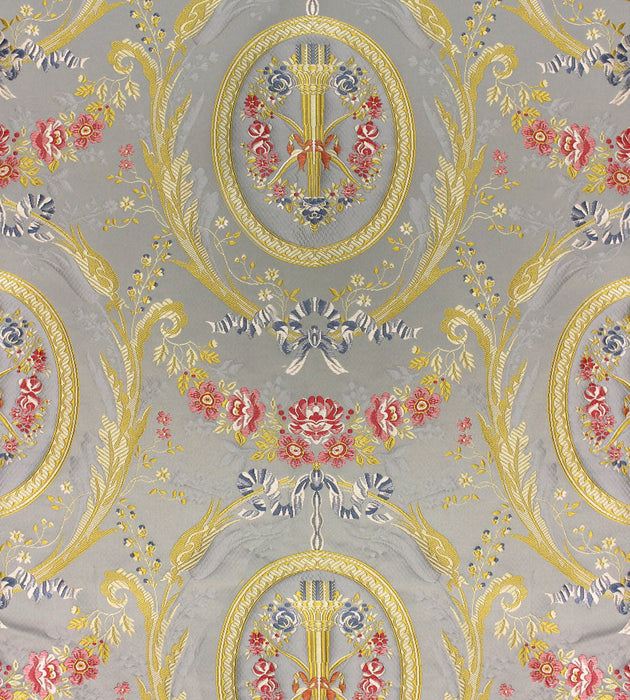 Tassinari & Chatel Marie Antoinette Bleu Fabric Sample H0 00011553