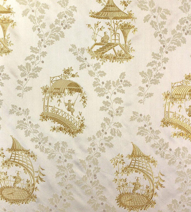 Tassinari & Chatel Pillement Creme Fabric H0 00011649