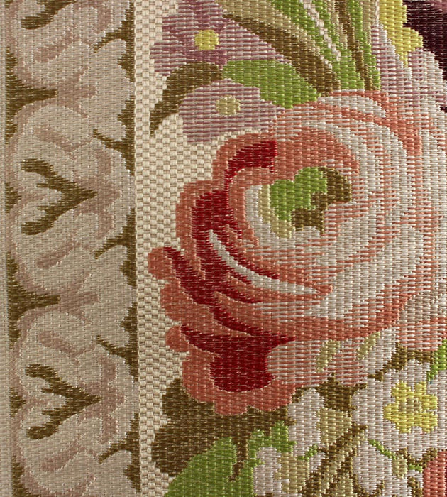 Tassinari & Chatel Bordure Fougere Rose/Green/Ivory Fabric H0 00011670