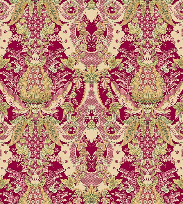 Scalamandre Maintenon Flamboyant Fabric H0 00011702