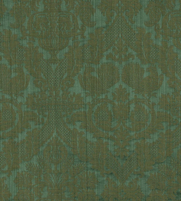 Lelievre Damas Tanlay Emeraude Fabric Sample H0 00014127