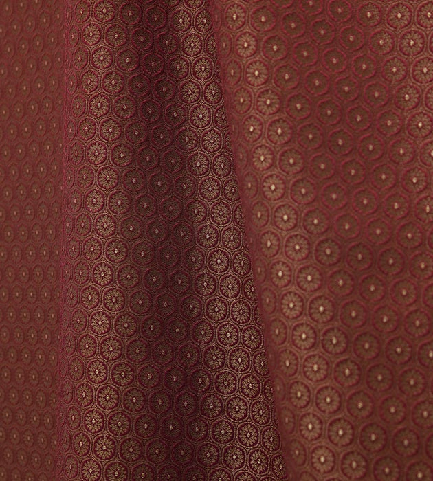 Lelievre Medaillon Cramoisi Fabric Sample H0 00014243