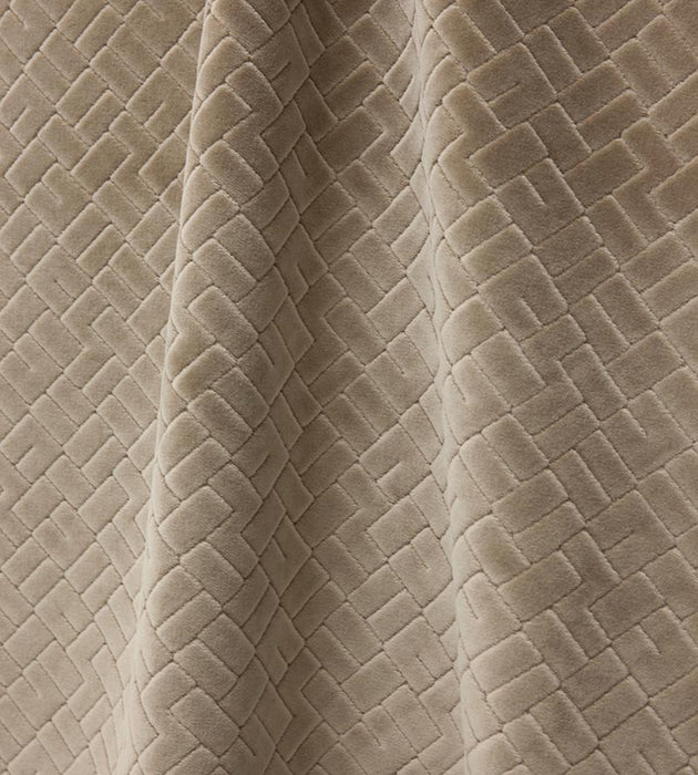 Lelievre Vallauris Velvet Mineral Fabric Sample H0 00020576