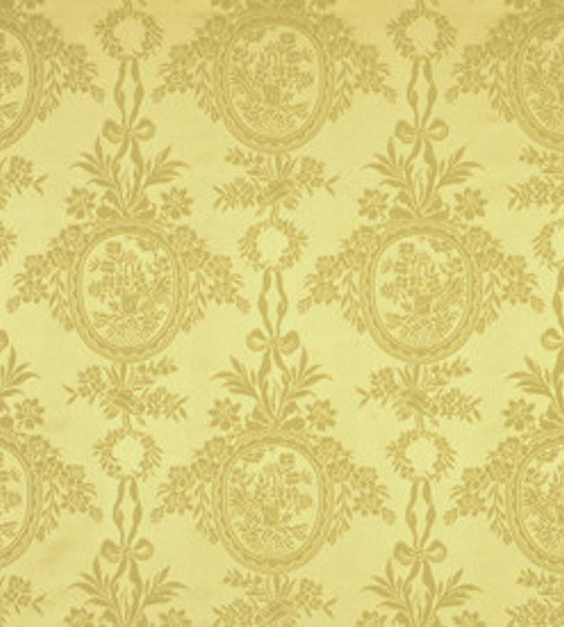 Lelievre Damas Rambouillet Paille Fabric Sample H0 00024048