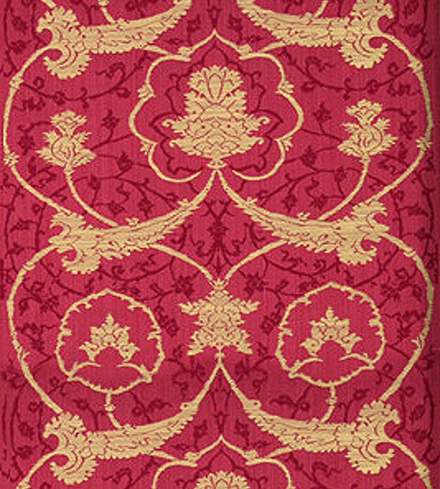 Lelievre Brocatelle Florentine Garance Fabric Sample H0 00024070