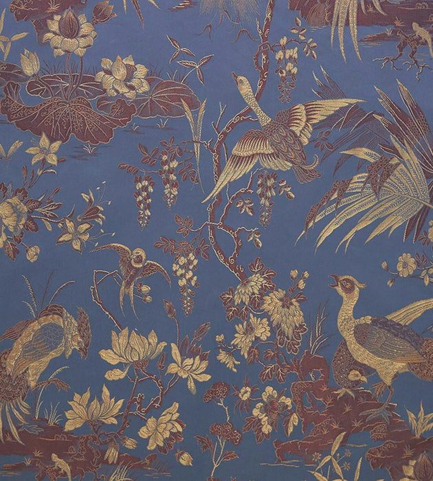 Lelievre La Parade Des Oiseaux Orage Fabric H0 00024253