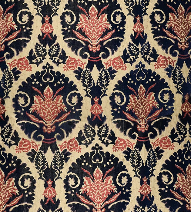 Lelievre Ravenne Velvet Saphir Fabric Sample H0 00030647