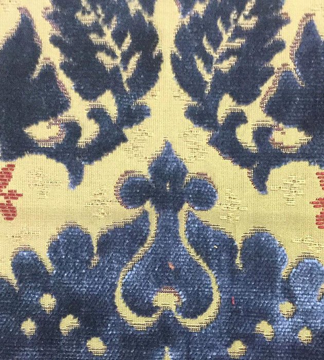 Lelievre Ravenne Velvet Saphir Fabric Sample H0 00030647