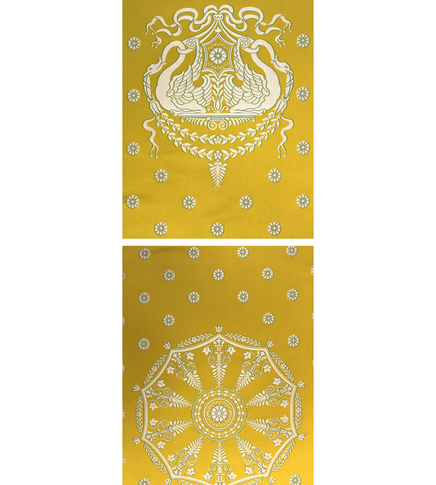 Tassinari & Chatel Murat Seat & Back Jaune Fabric Sample H0 00031562