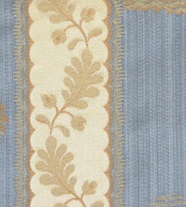 Lelievre Lampas Sanary Bleu Fabric Sample H0 00034029