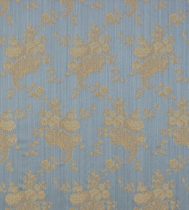 Lelievre Lampas Surcouf Bleu Fabric H0 00034030