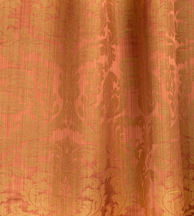 Lelievre Tournelle Damask Cuivre Fabric H0 00034128