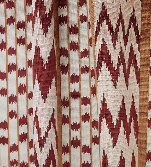 Lelievre Everest Terracotta Fabric Sample H0 00040629