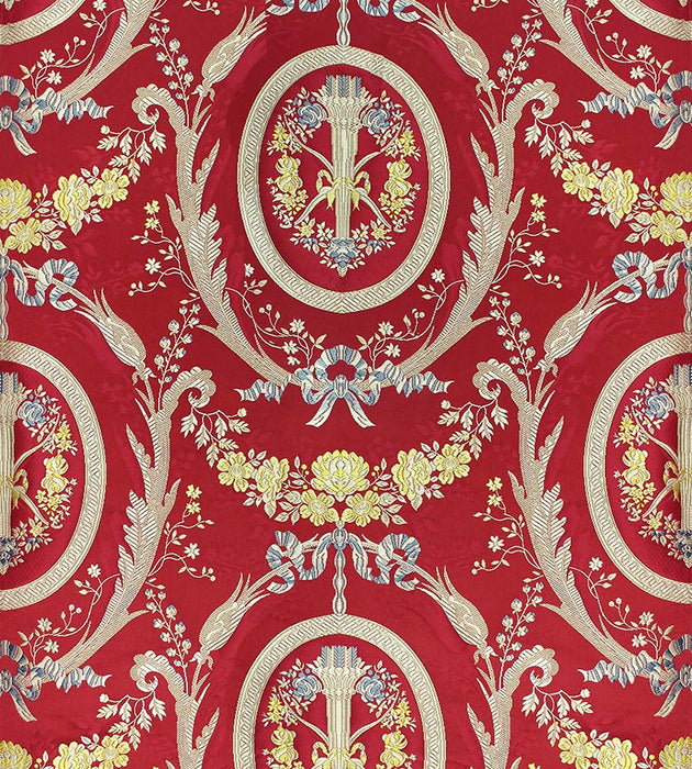 Tassinari & Chatel Marie Antoinette Rouge Fabric H0 00041553