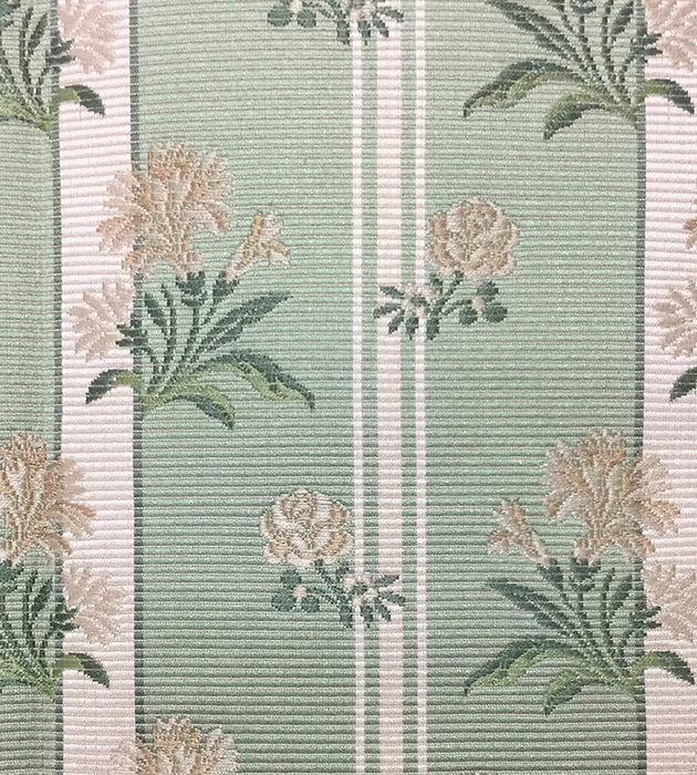 Lelievre Bleuets Green Fabric Sample H0 00044054