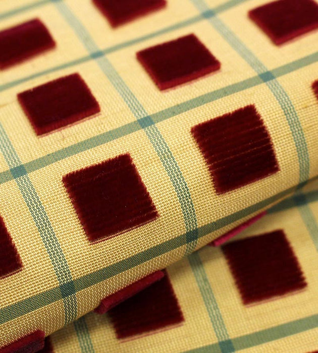 Tassinari & Chatel Chartres Rouge Fabric H0 00051577