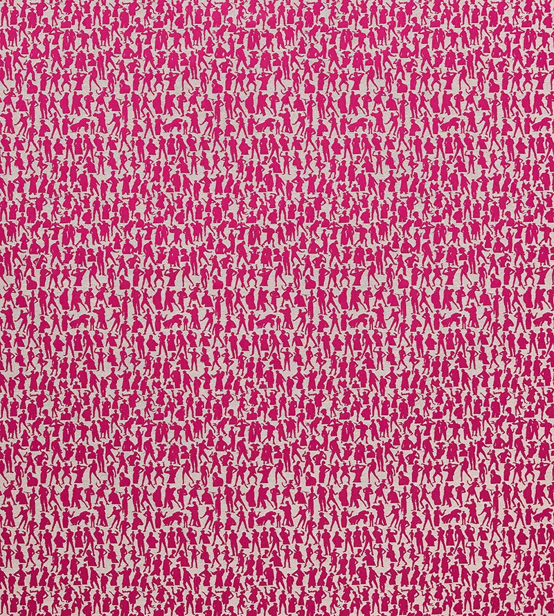 Jean Paul Gaultier Silhouettes Fuchsia Fabric H0 00053492