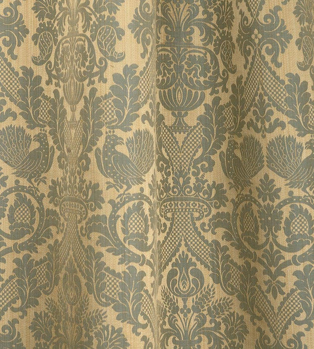 Lelievre Damas Tanlay Beige/Bleu Fabric H0 00054127