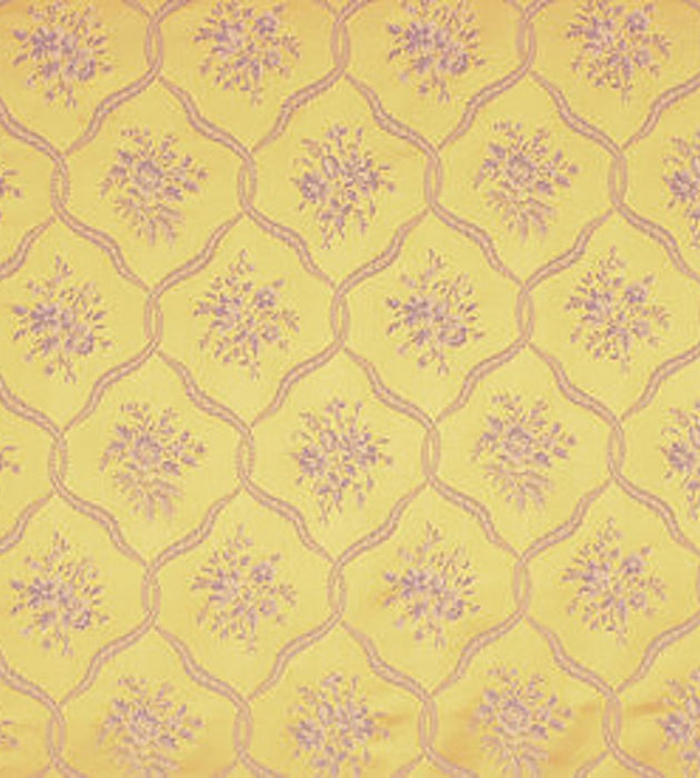 Lelievre Fragonard Gray On Yellow Fabric Sample H0 00064036