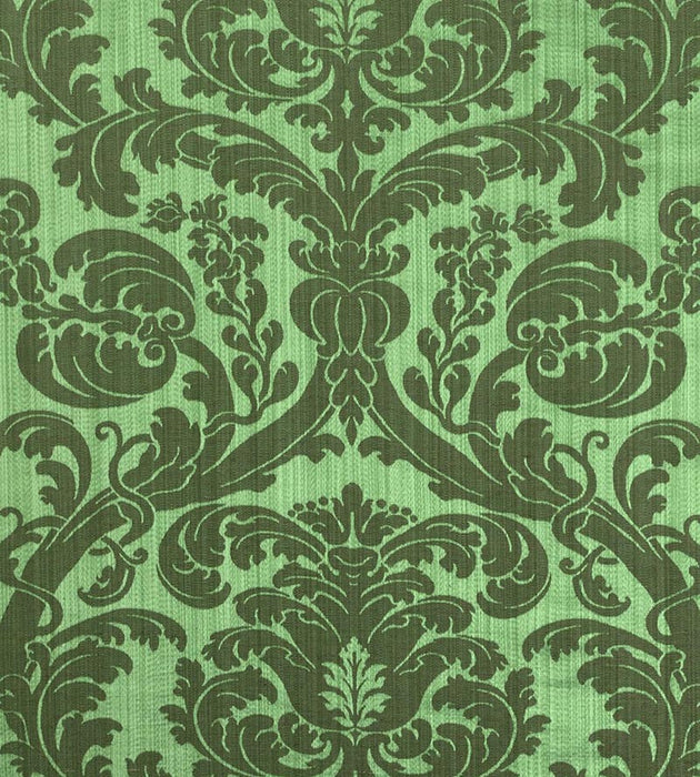 Lelievre Tournelle Damask Emeraude Fabric Sample H0 00074128