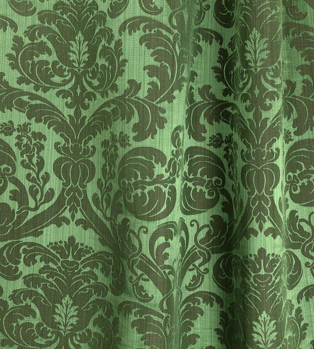 Lelievre Tournelle Damask Emeraude Fabric Sample H0 00074128