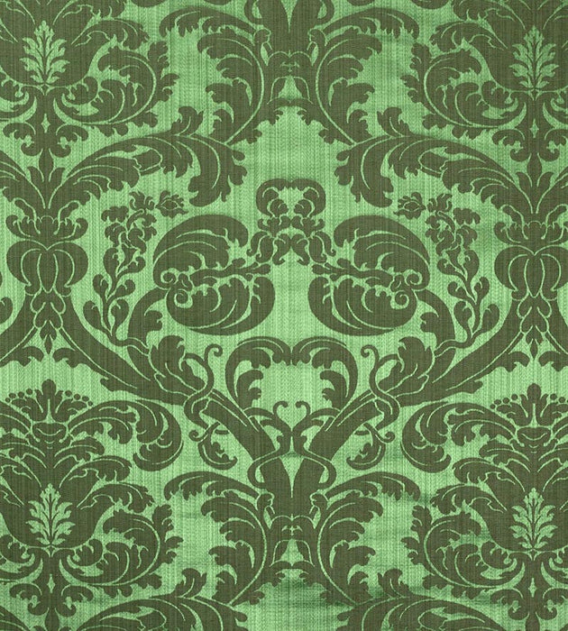 Lelievre Tournelle Damask Emeraude Fabric Sample H0 00074128